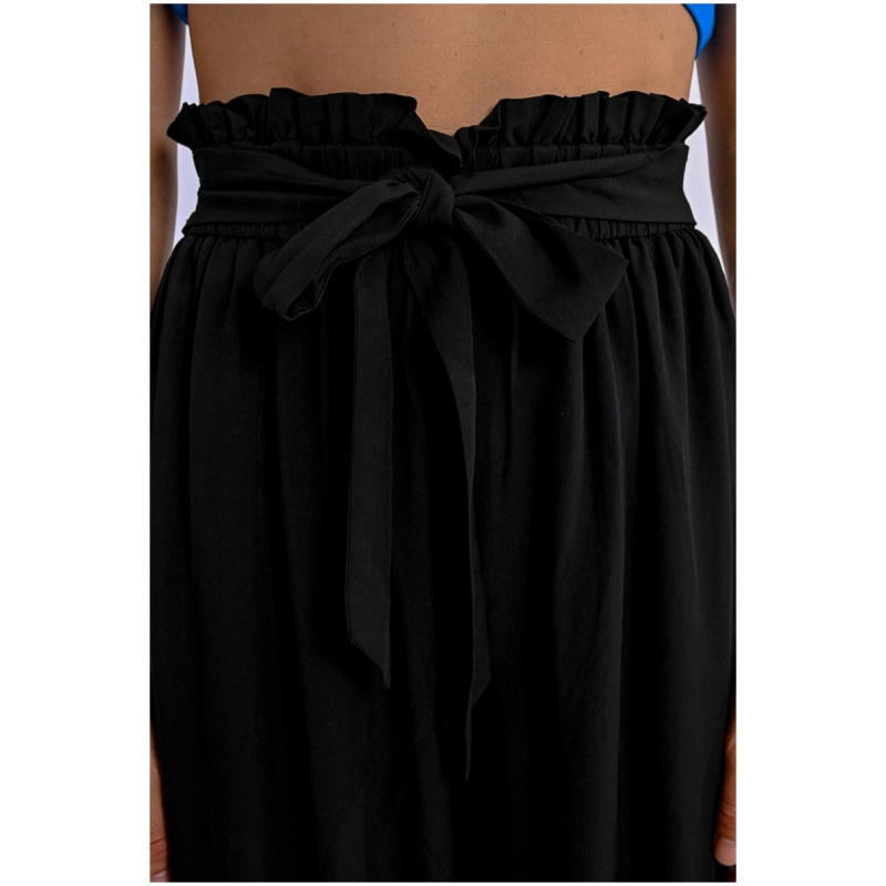 MOLLY BRACKEN Wide pants with paper bag waist